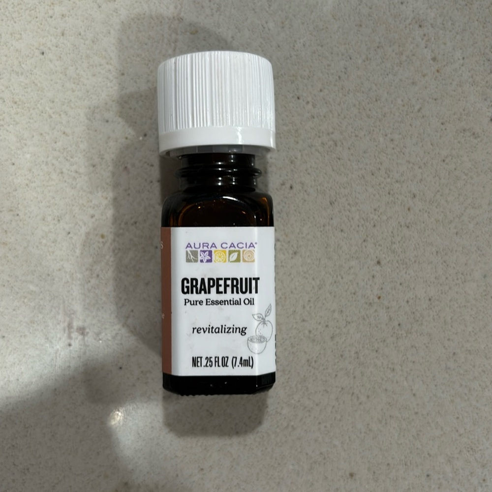 aura cacia grapefruit essential oil .25 fl oz